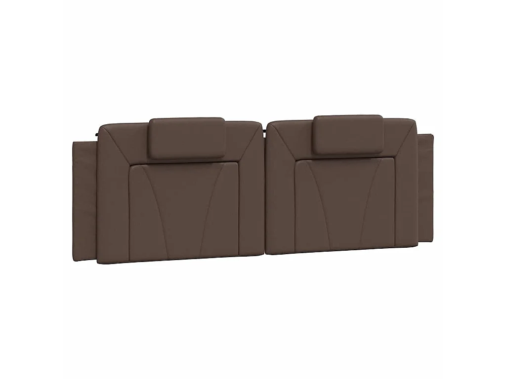 Cadre de lit Viana sans matelas marron 160x200 cm similicuir