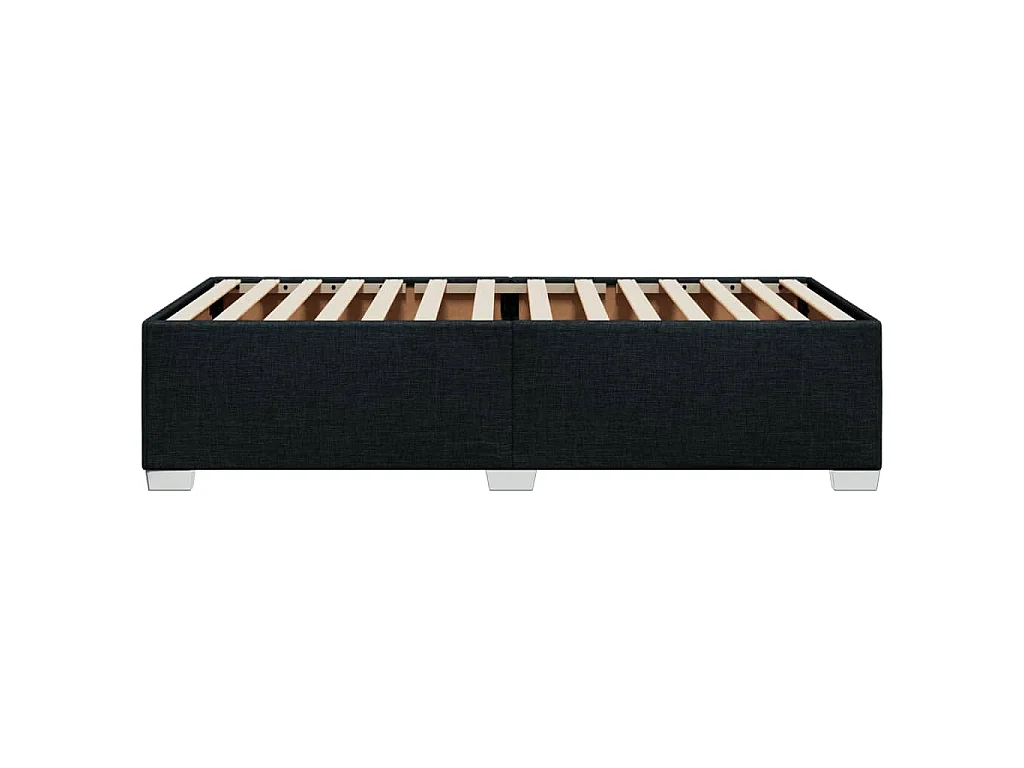 Bedframe zonder matras 90x200 cm stof zwart