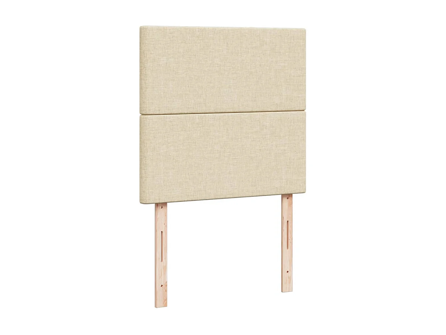 Giroletto a Molle con Materasso Crema 80x200 cm inTessuto