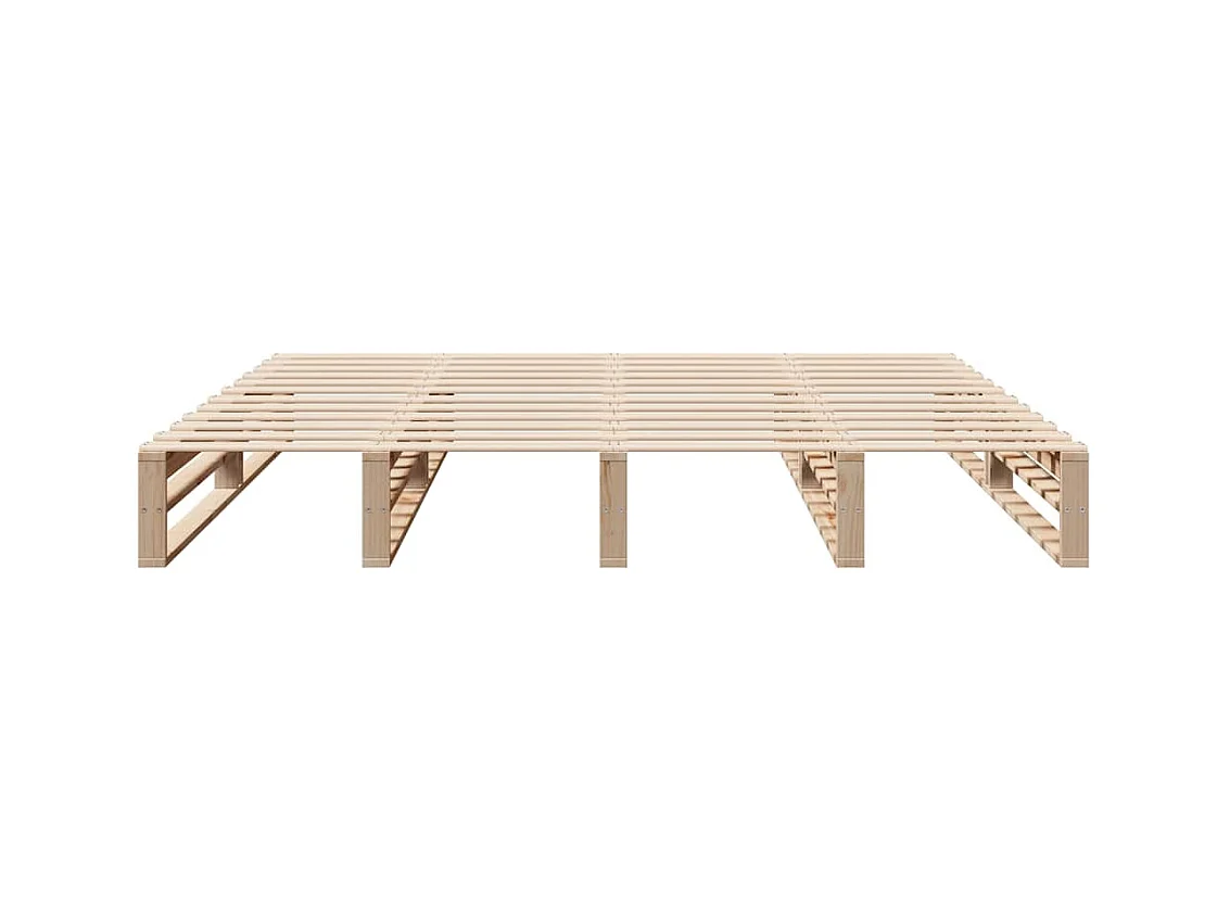 Bedframe zonder matras massief grenenhout 180x200 cm