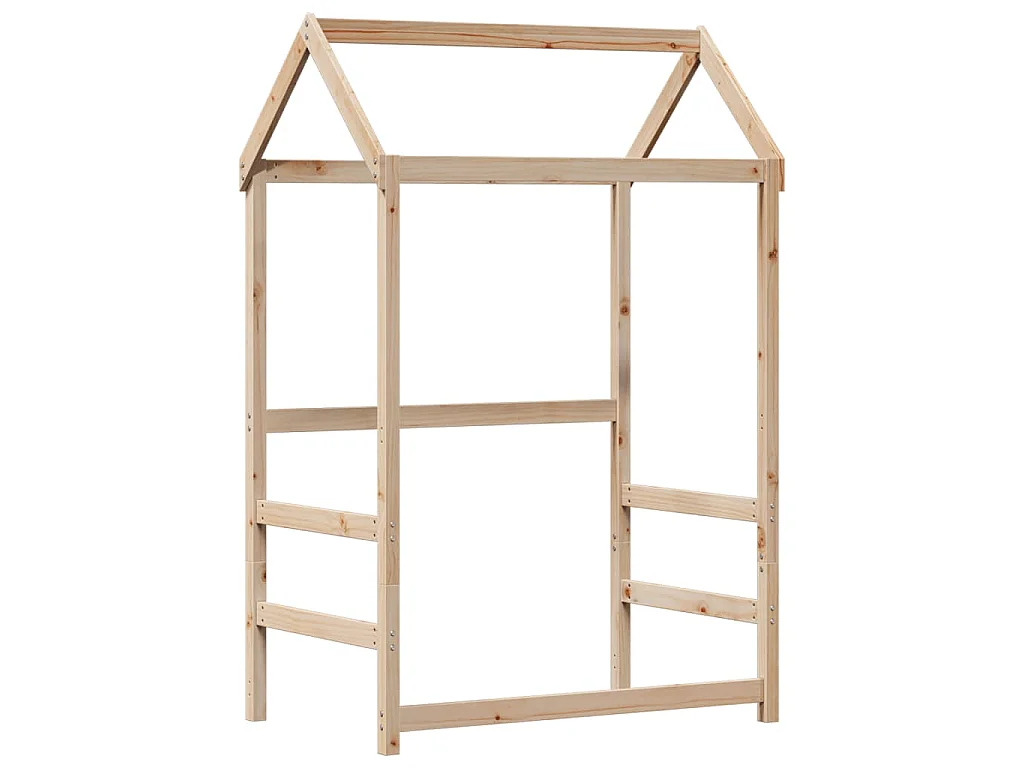 Cadre de lit avec toit sans matelas 100x200 cm