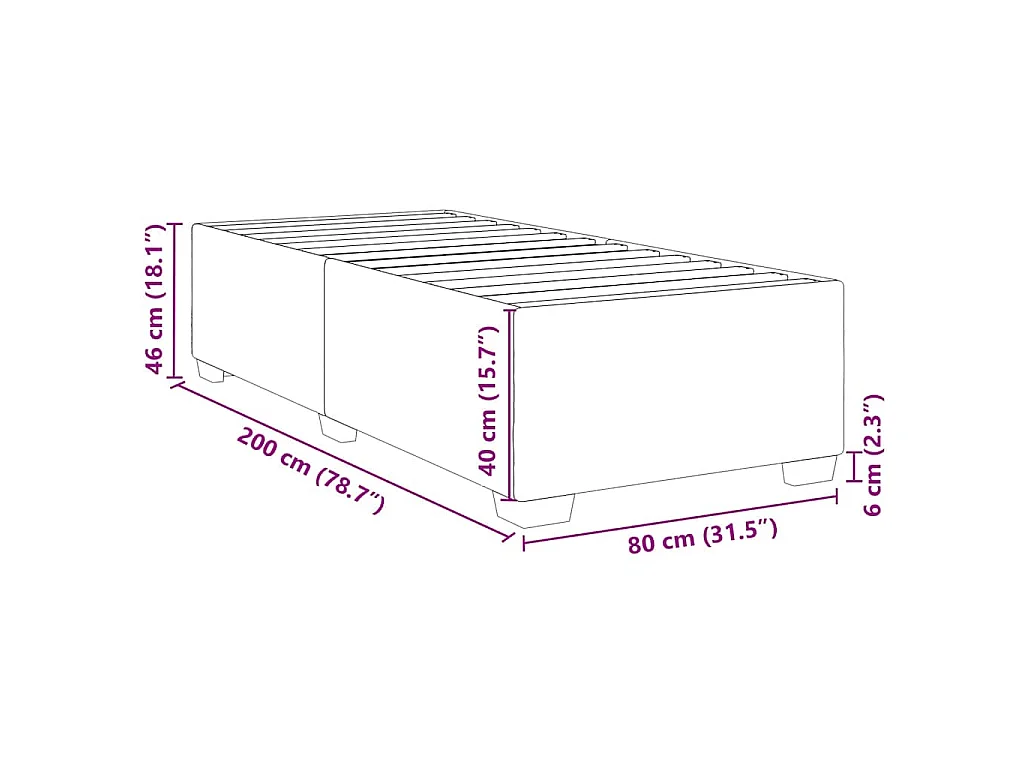 Giroletto Blu 80x200 cm in Velluto