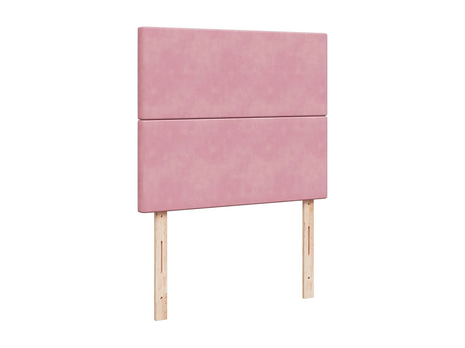Cama box spring con colchón terciopelo rosa 120x200 cm