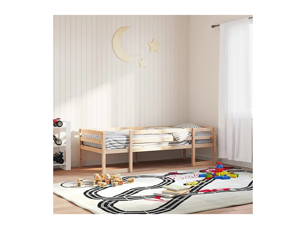 Cadre de lit pour enfants sans matelas 80x200 cm pin massif