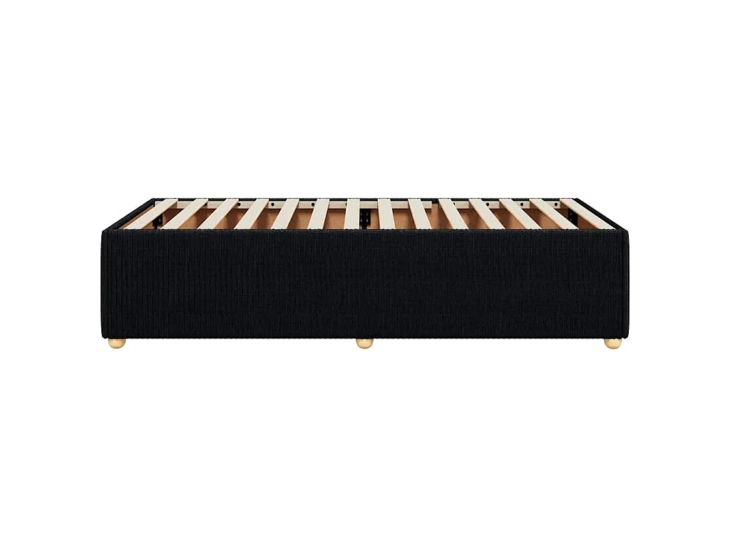 Bedframe zonder matras 90x190 cm stof zwart