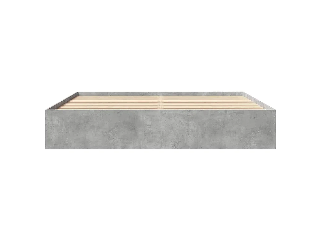 Bedframe zonder matras 180x200 cm spaanplaat betongrijs