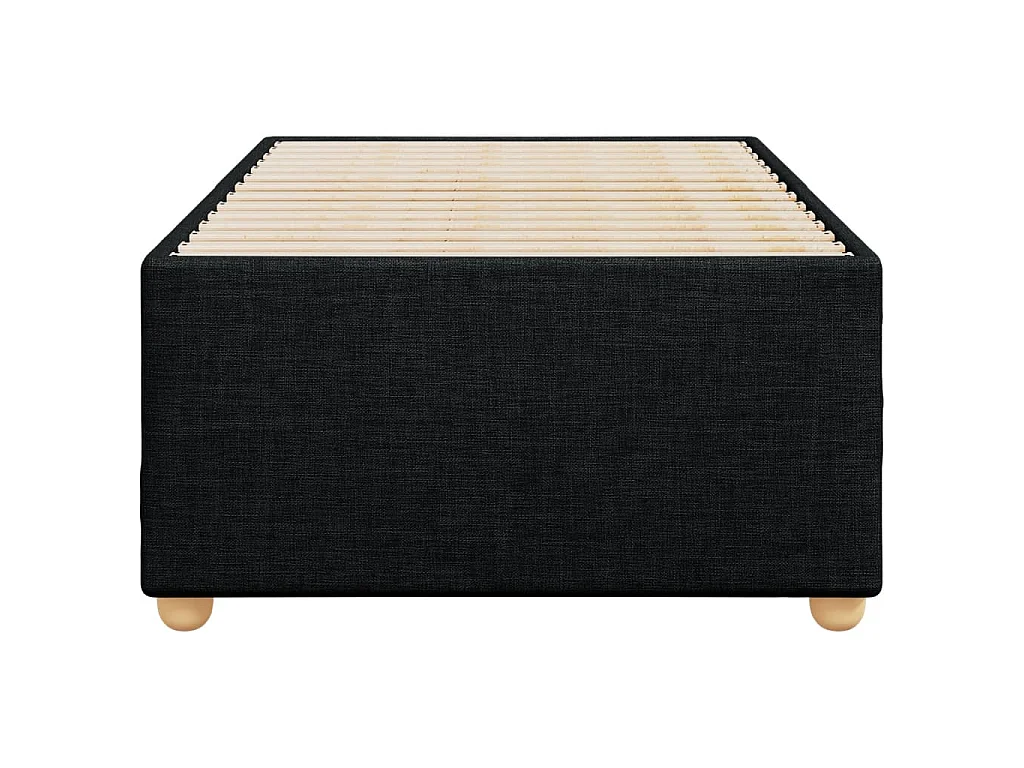 Giroletto senza Materasso Nero 80x200 cm Tessuto