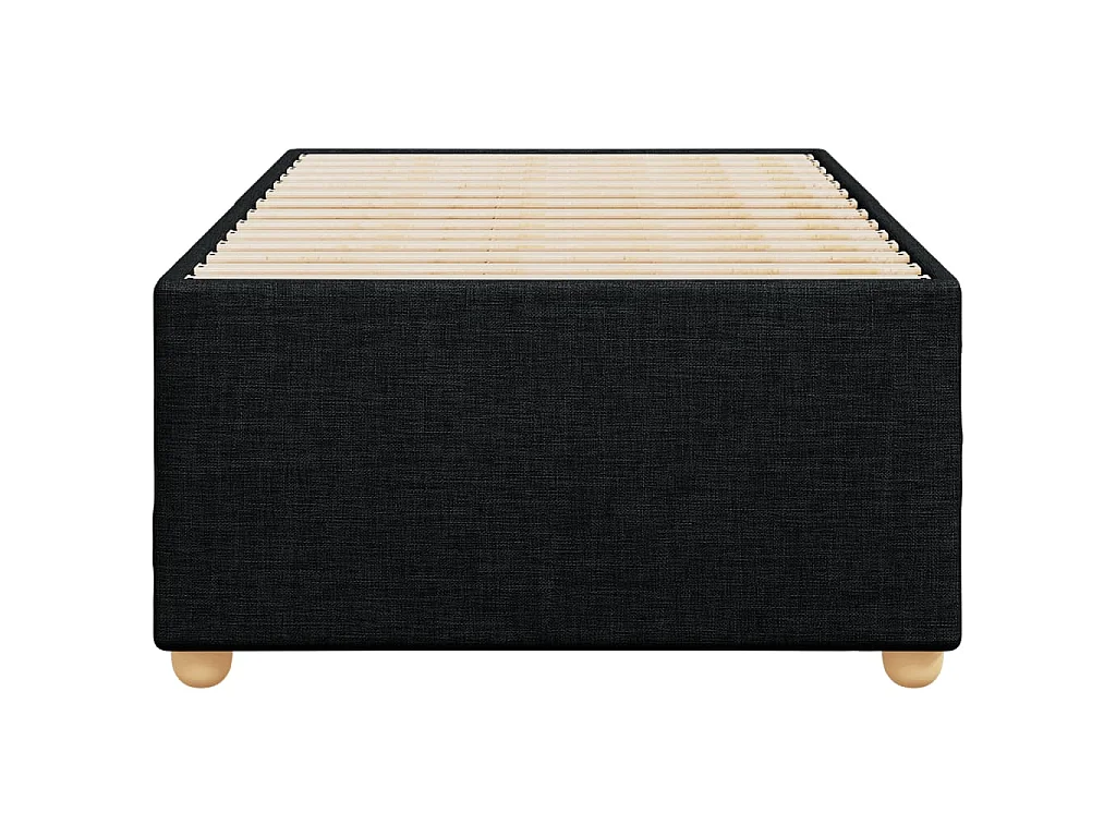 Bedframe zonder matras 80x200 cm stof zwart