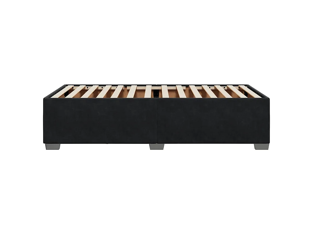 Giroletto Nero 90x200 cm in Velluto