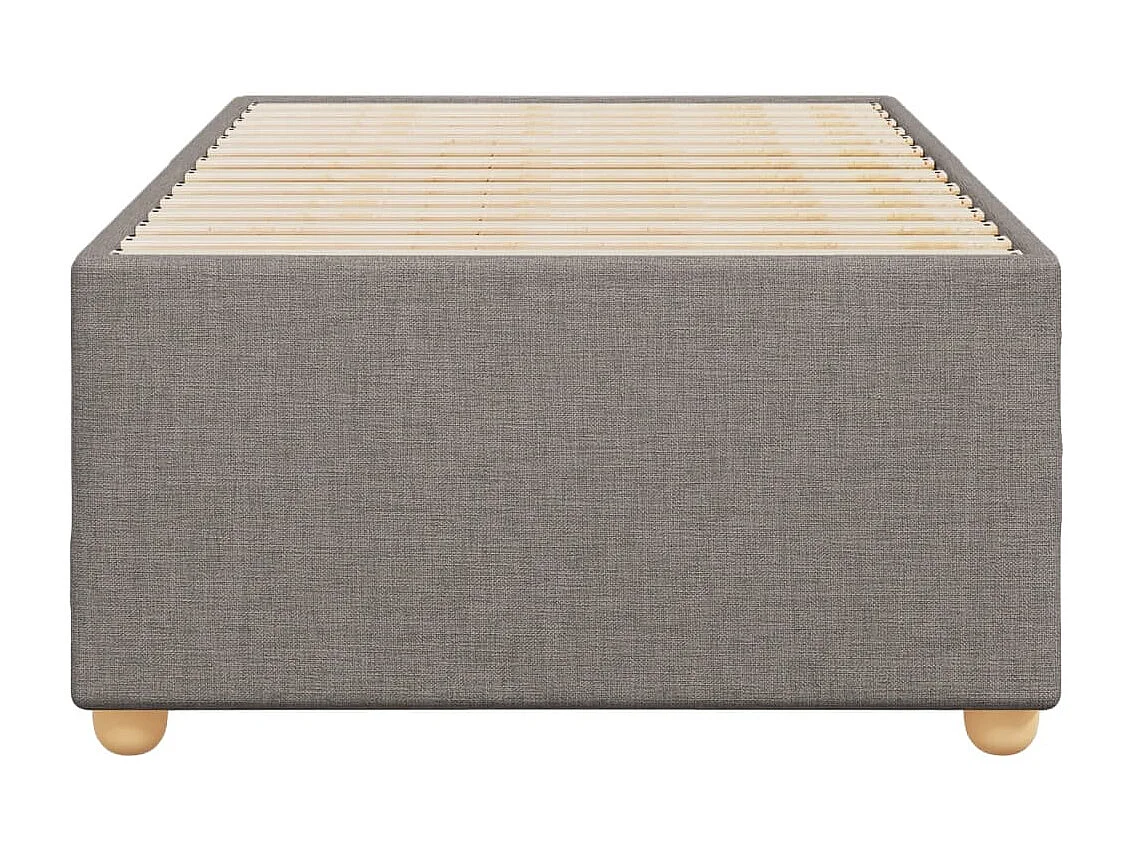 Bedframe zonder matras 90x190 cm stof taupe