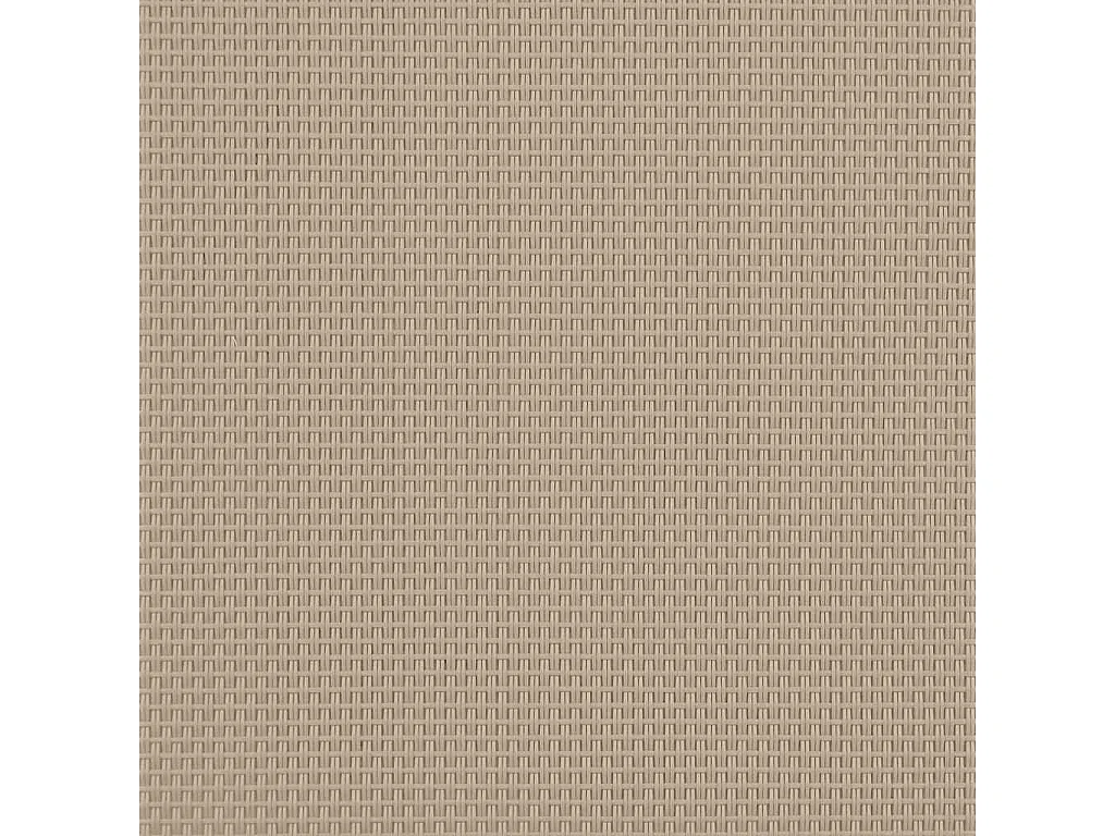 Chaise longue taupe bois d'acacia solide et textilène