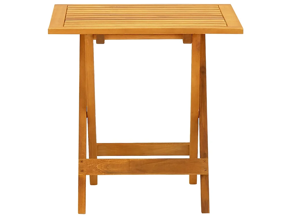 Garten-Liegestuhl mit Tisch Massivholz Akazie und Textilene