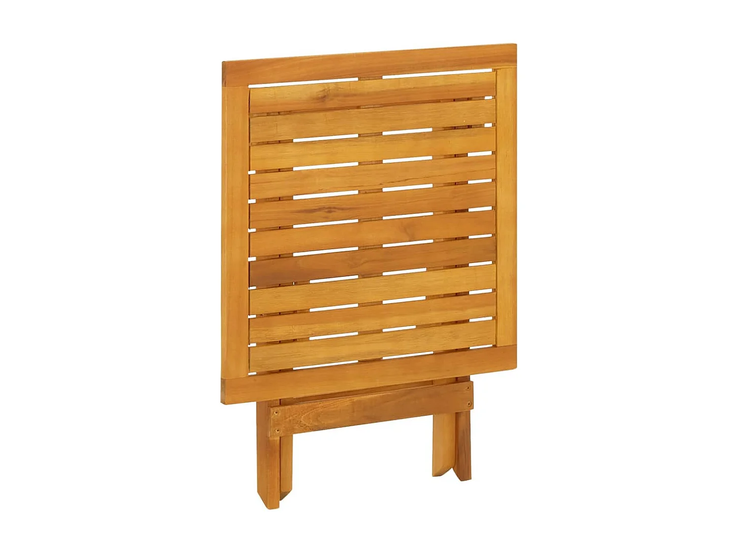 Chaises longues d'extérieur et table Acacia massif et textilène