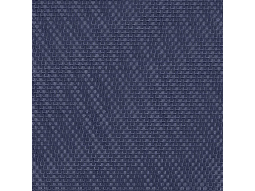 Ligbed massief acaciahout en textileen blauw