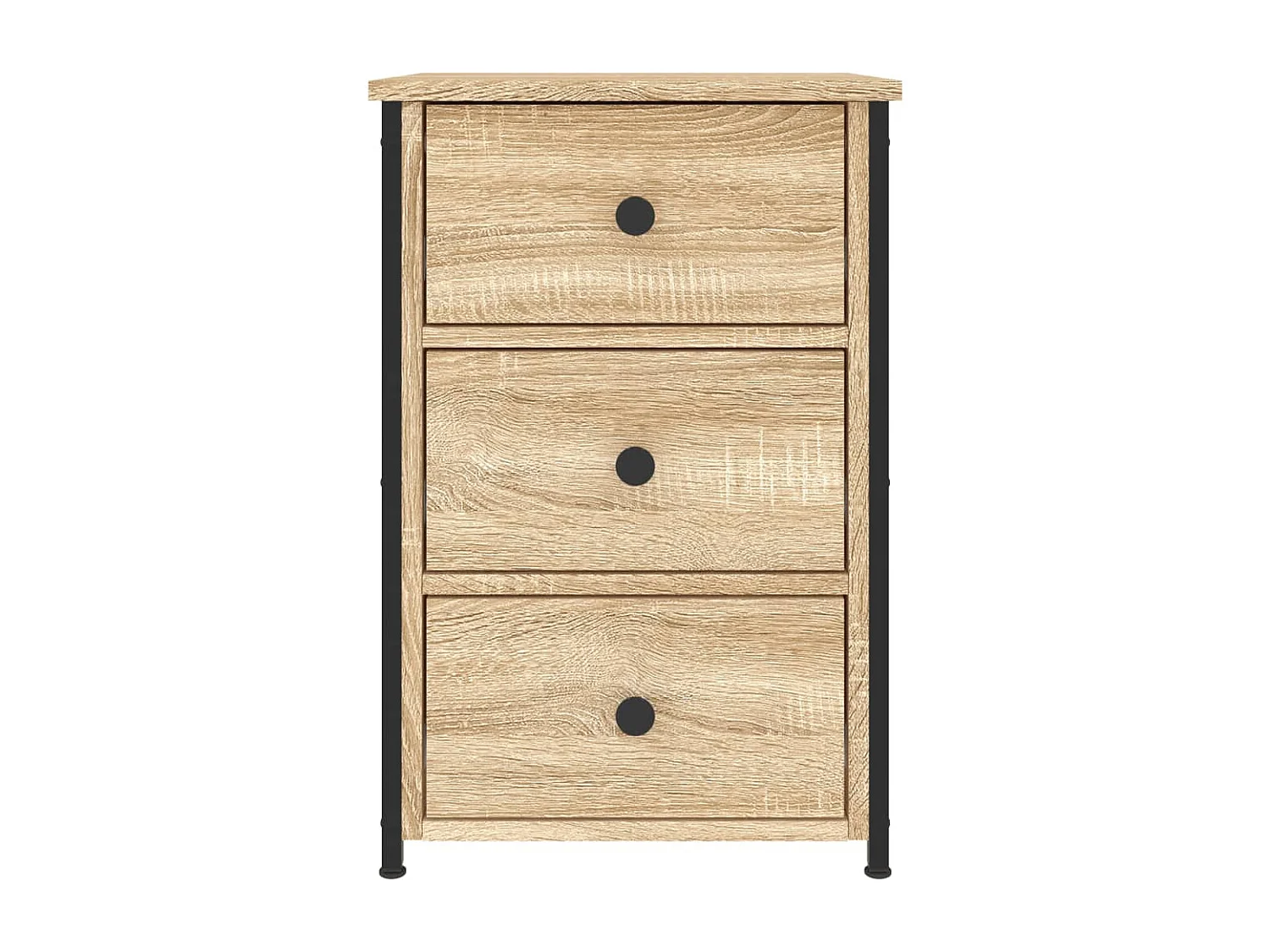 Table de chevet chêne sonoma 40x36x60 cm bois d'ingénierie