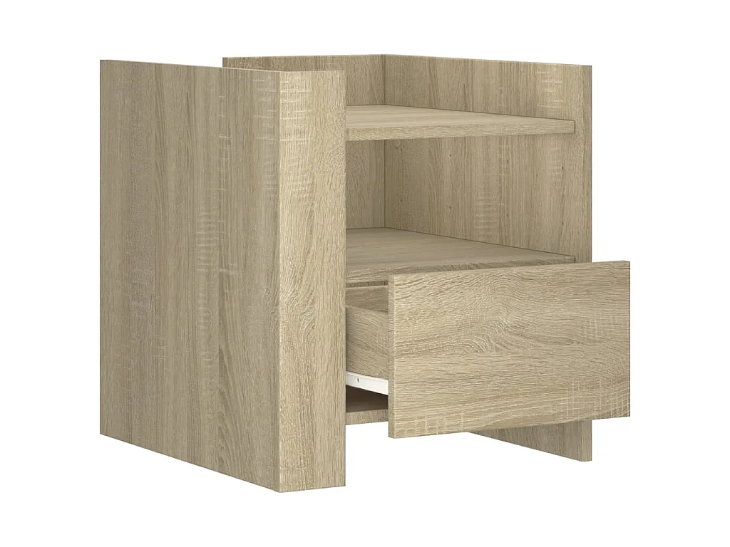 Nachttisch Sonoma-Eiche 45x50x50 cm Holzwerkstoff