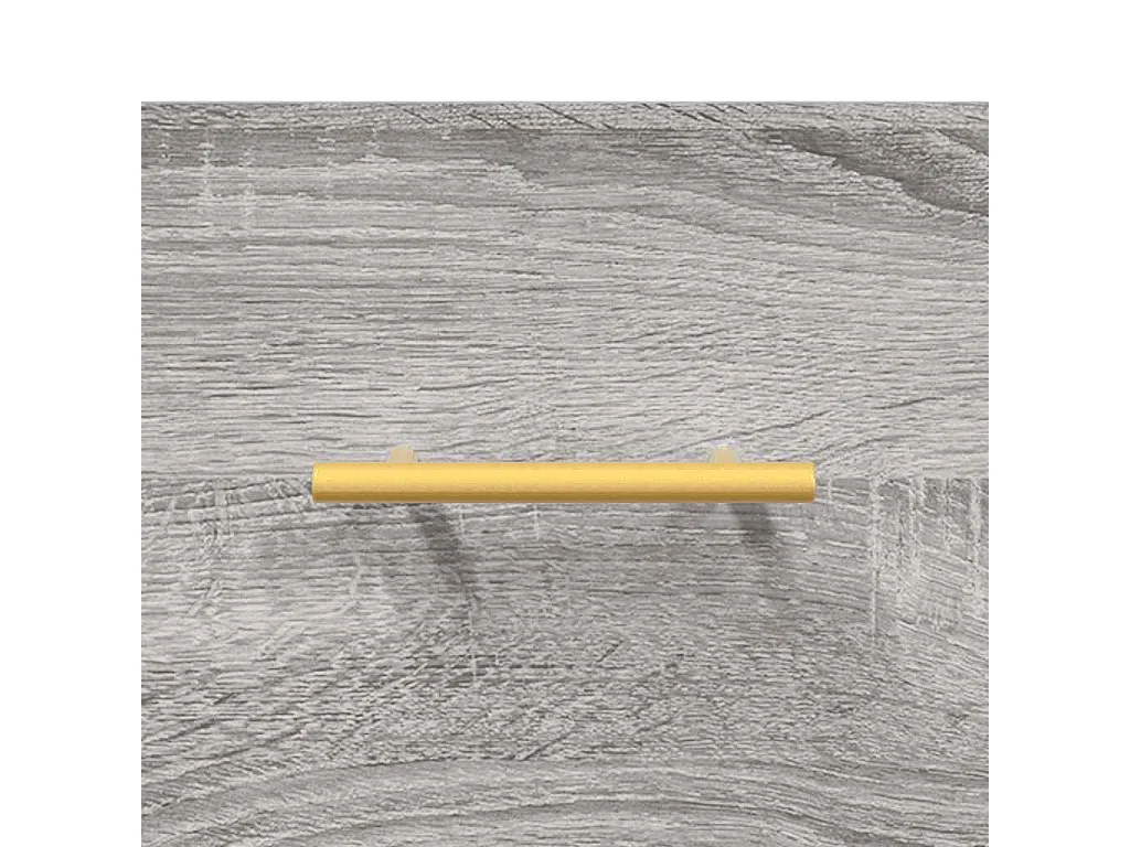 Comodini 2 pz Grigio Sonoma 40x35x47,5 cm in Legno Multistrato