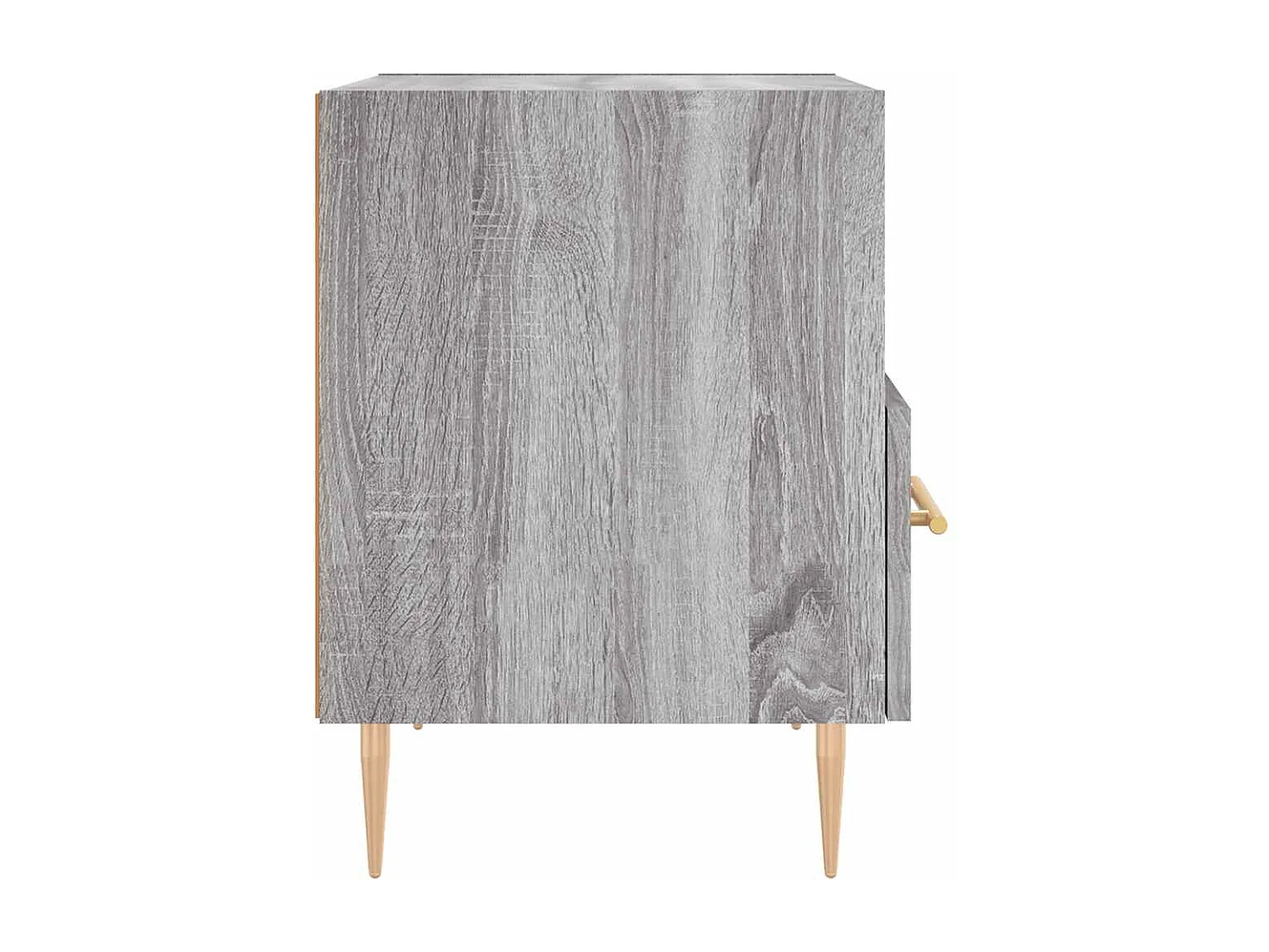 Nachtkastjes 2 st 40x35x47,5 cm bewerkt hout grijs sonoma eiken