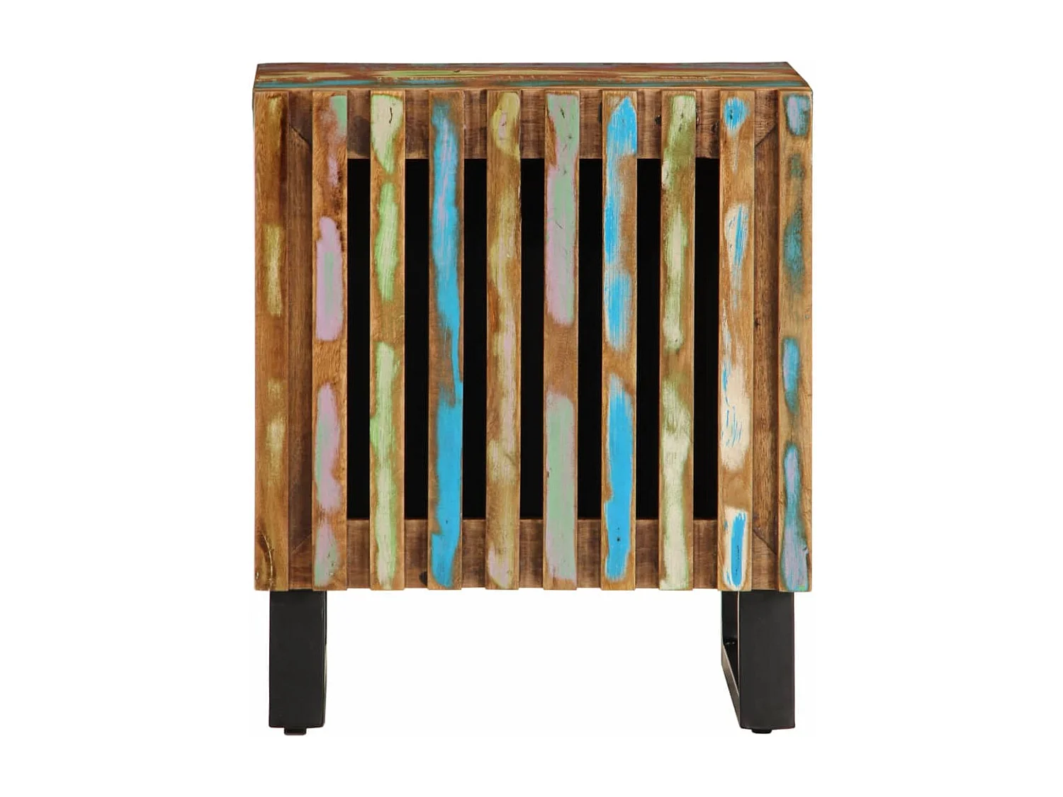 Nachttische 2 Stk. 40x34x46 cm Altholz Massiv