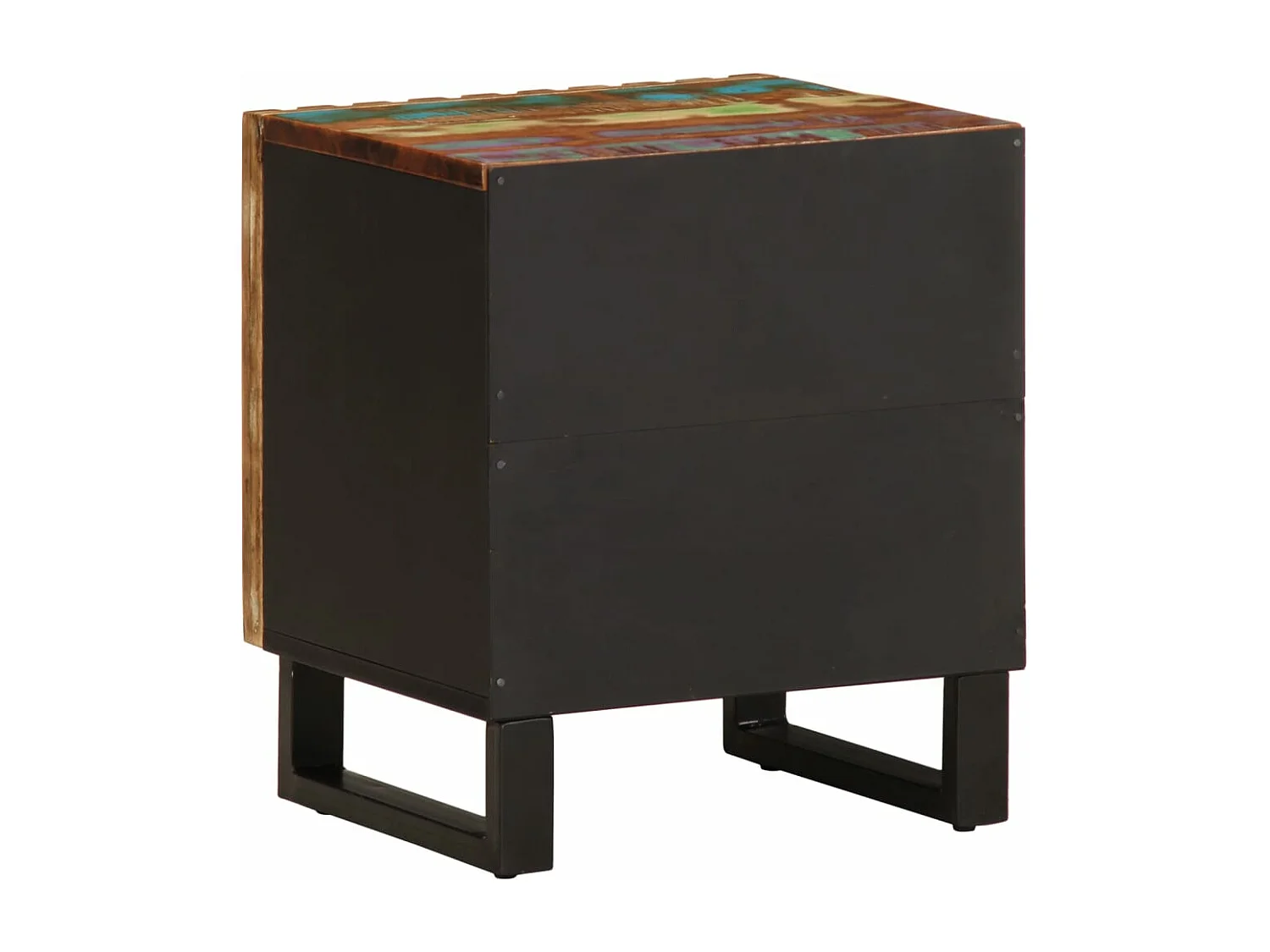 Nachttische 2 Stk. 40x34x46 cm Altholz Massiv