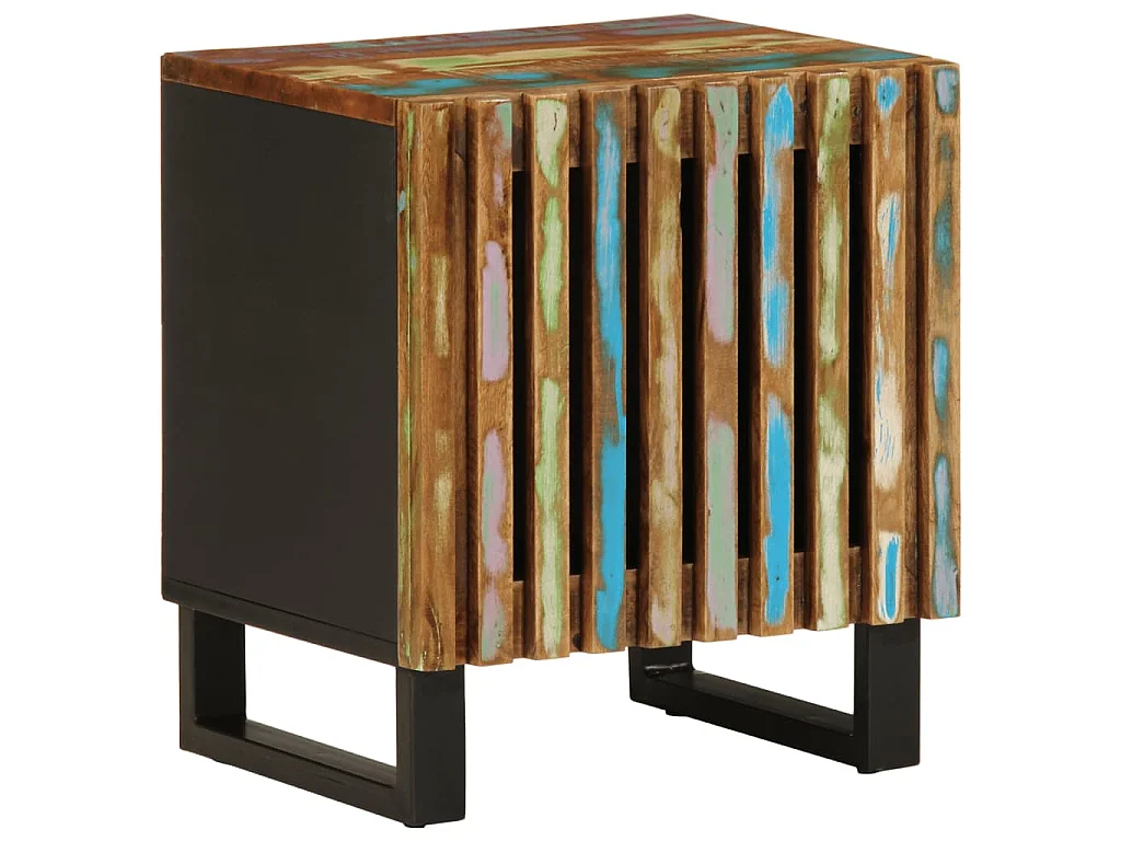 Nachtkastjes 2 st 40x34x46 cm massief gerecycled hout