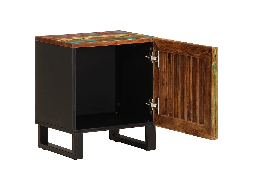 Nachtkastjes 2 st 40x34x46 cm massief gerecycled hout