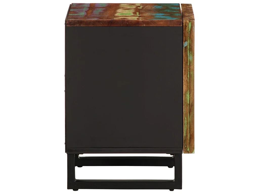 Nachtkastjes 2 st 40x34x46 cm massief gerecycled hout