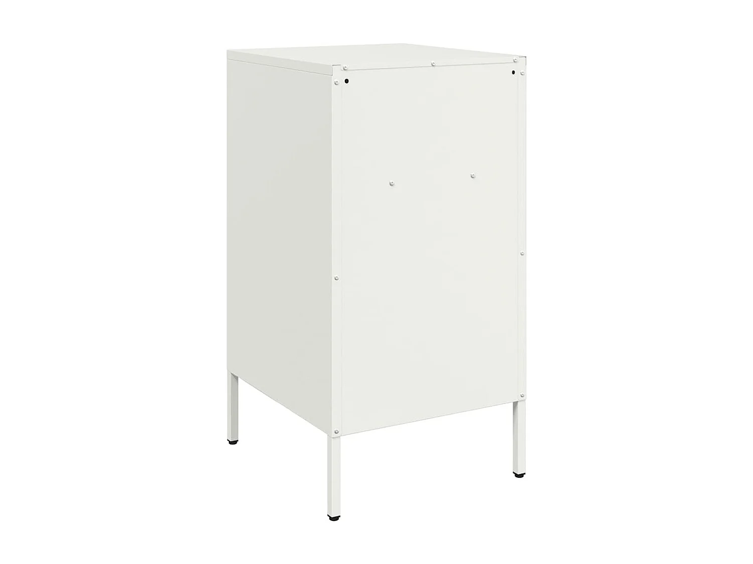 Nachtkastjes 2 st 36x39x68 cm staal wit