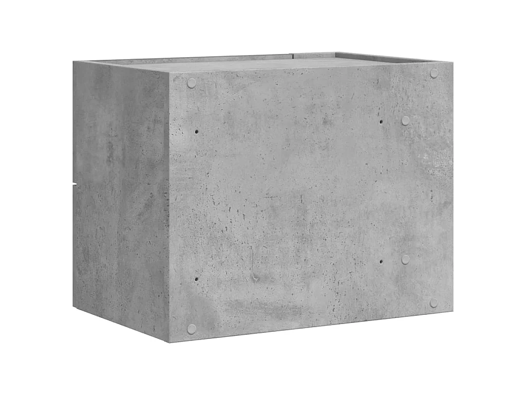 Nachtkastjes 2 st wandgemonteerd 45x30x35 cm betongrijs