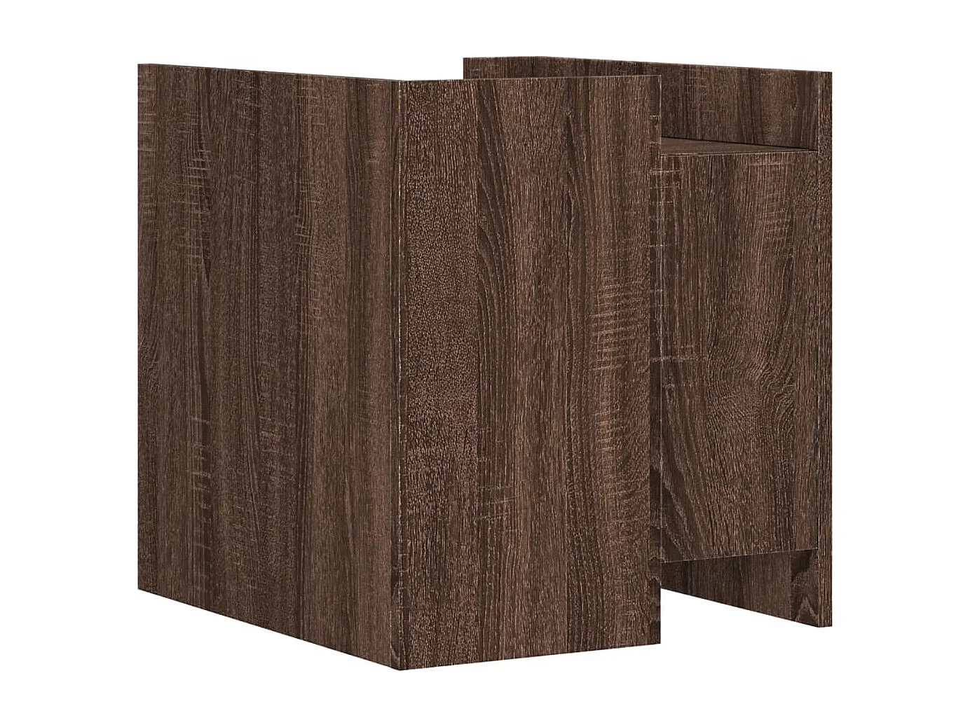 Mesa cabeceira 45x50x50 cm derivados madeira carvalho castanho