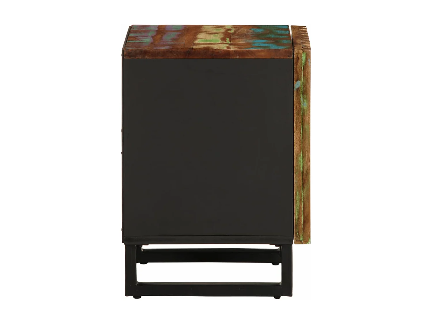 Table de chevet 40x34x46 cm bois massif de récupération