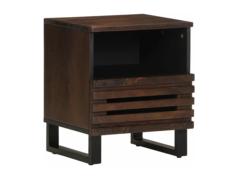 Nachttisch 40x34x46 cm Massivholz Mango