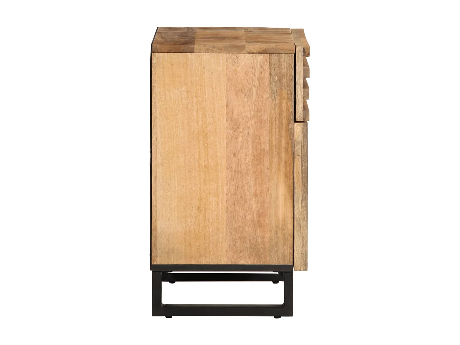 Comodino 50x34x60 cm in Legno Massello di Acacia