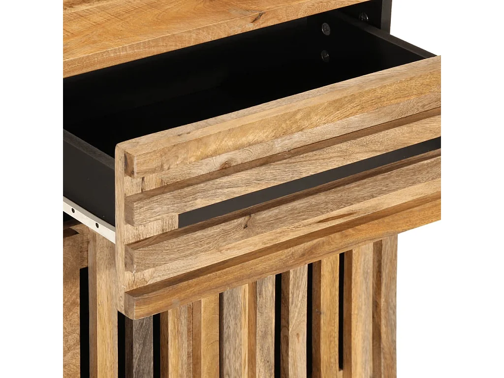 Table de chevet 50x34x60 cm bois d'acacia solide