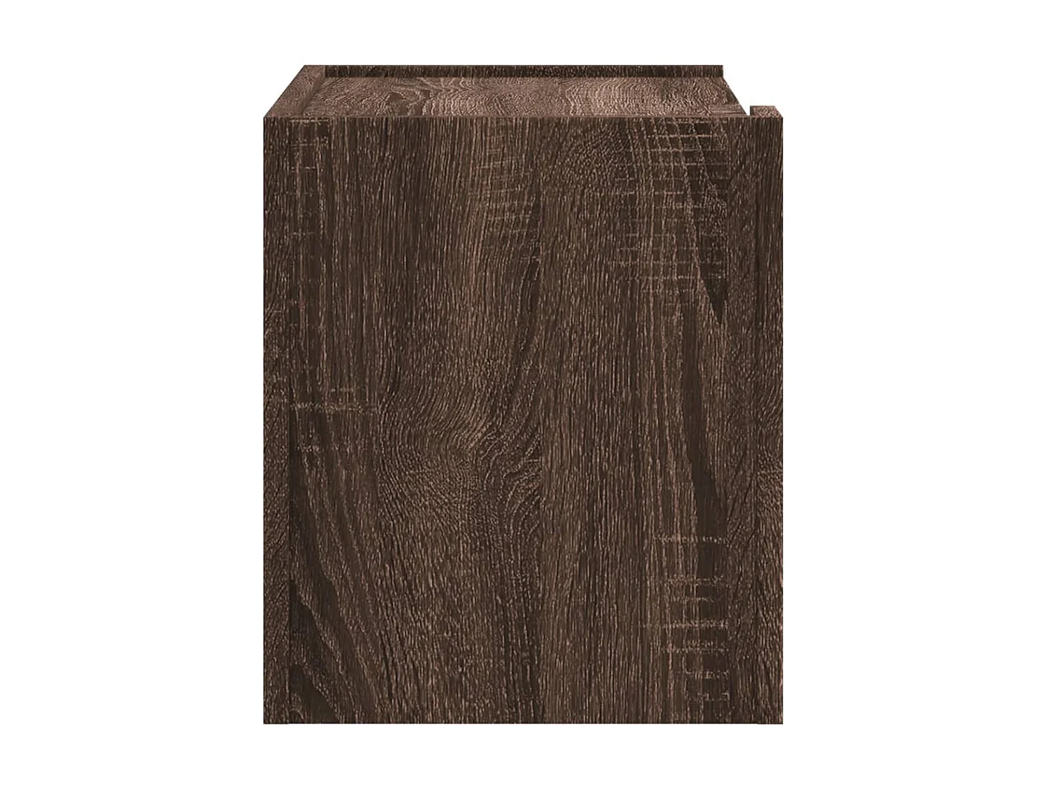 Nachtkastjes 2 st wandgemonteerd 45x30x35 cm bruin eikenkleurig