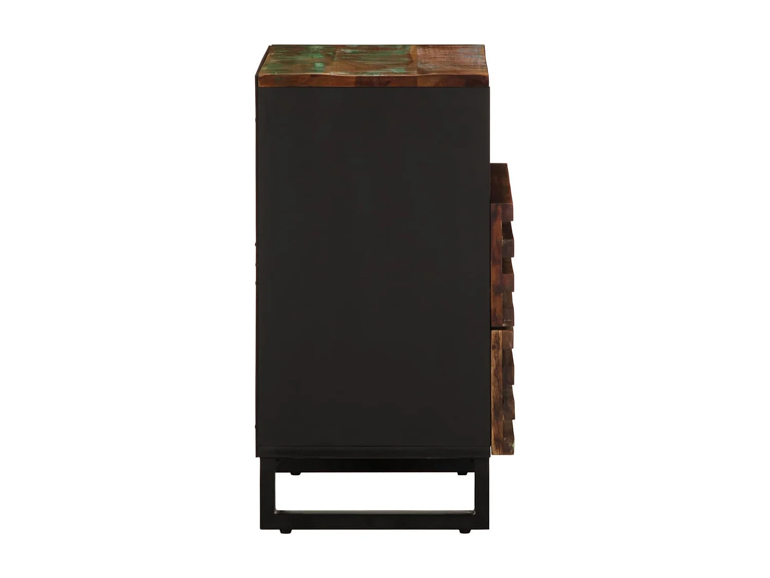 Comodino 50x34x62 cm in Legno Massello di Acacia