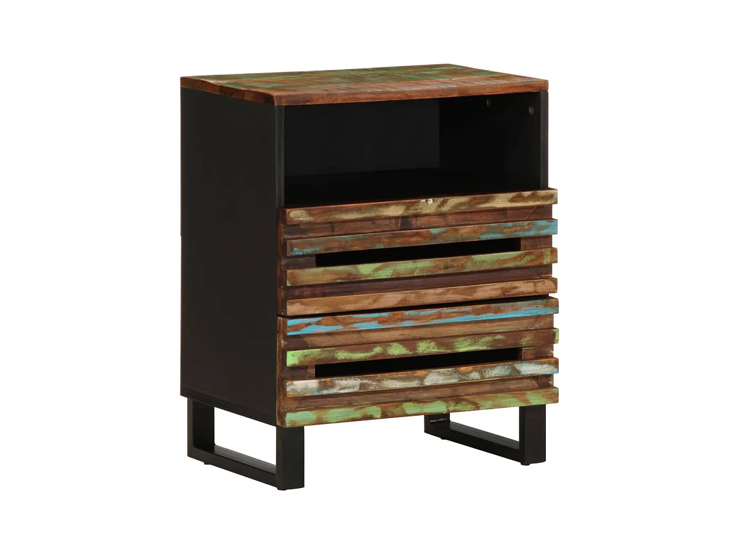 Table de chevet 50x34x62 cm bois d'acacia solide
