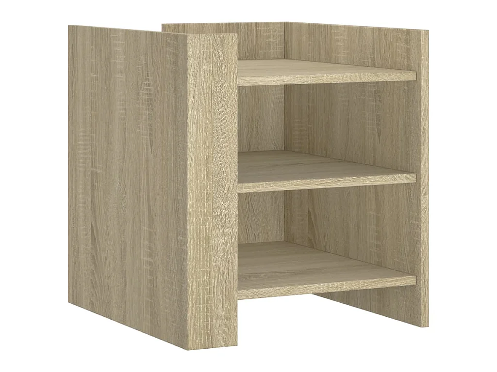 Table de chevet chêne sonoma 45x50x50 cm bois d’ingénierie