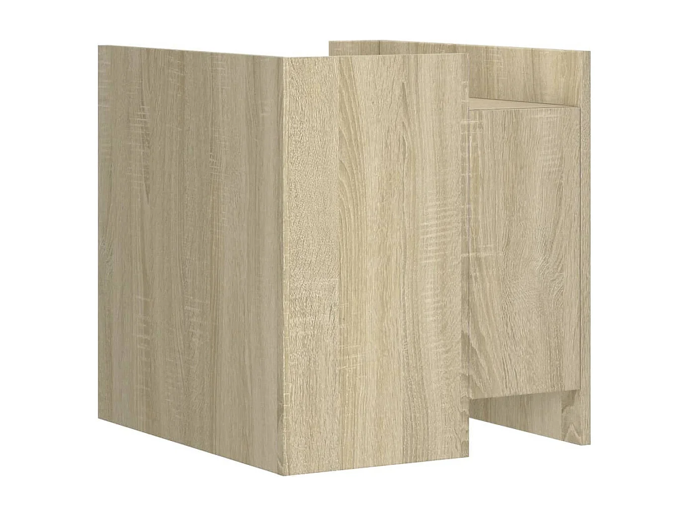 Table de chevet chêne sonoma 45x50x50 cm bois d’ingénierie