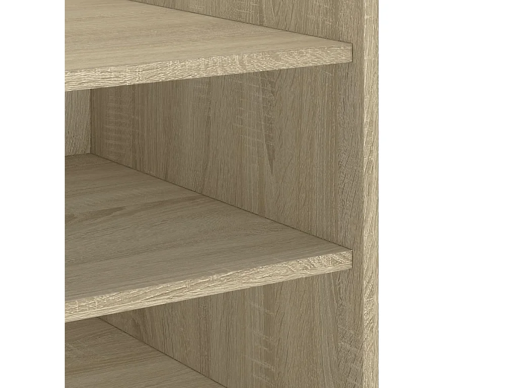 Table de chevet chêne sonoma 45x50x50 cm bois d’ingénierie