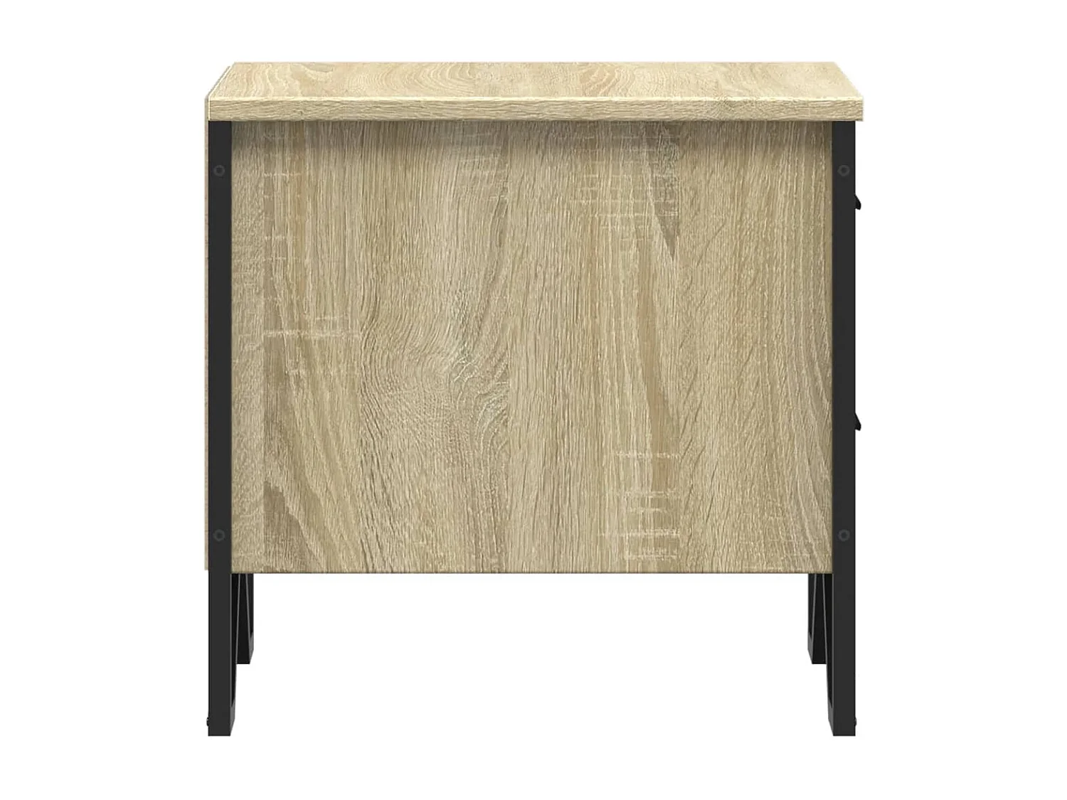 Nachtkastjes 2 st 40x41x40 cm bewerkt hout sonoma eikenkleurig