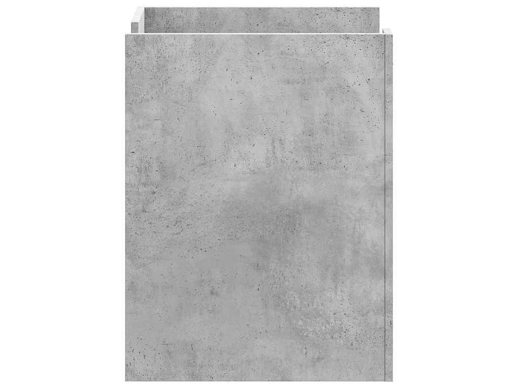 Nachttisch Betongrau 45x50x65 cm Holzwerkstoff