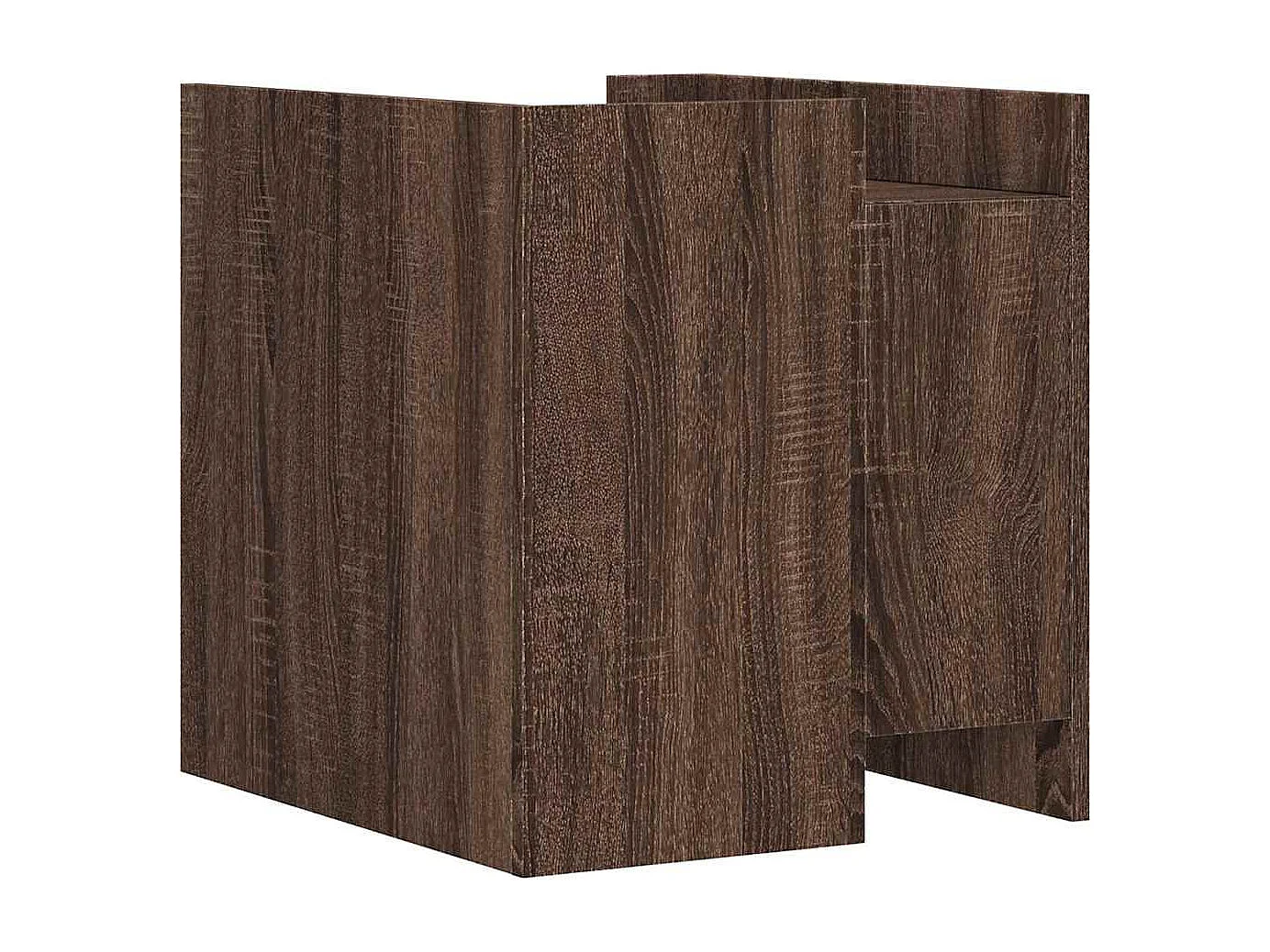 Nachttisch Braun Eichen-Optik 45x50x50 cm Holzwerkstoff