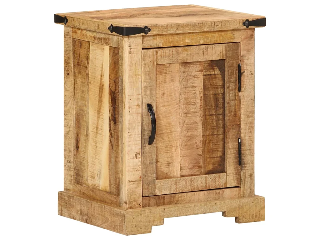 Mesa de cabeceira 40x35x50 cm madeira de mangueira maciça