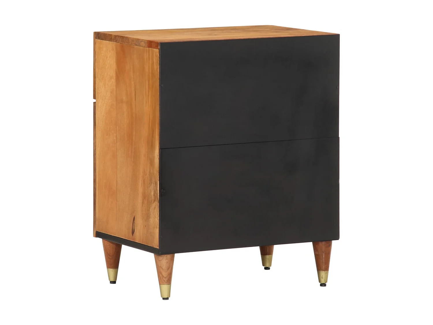 Nachttisch 50x33x60 cm Massivholz Mango