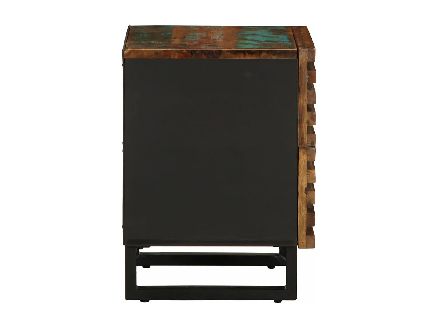 Comodino 40x34x46 cm in Legno Massello di Recupero