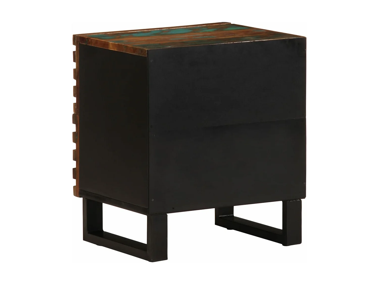 Comodino 40x34x46 cm in Legno Massello di Recupero