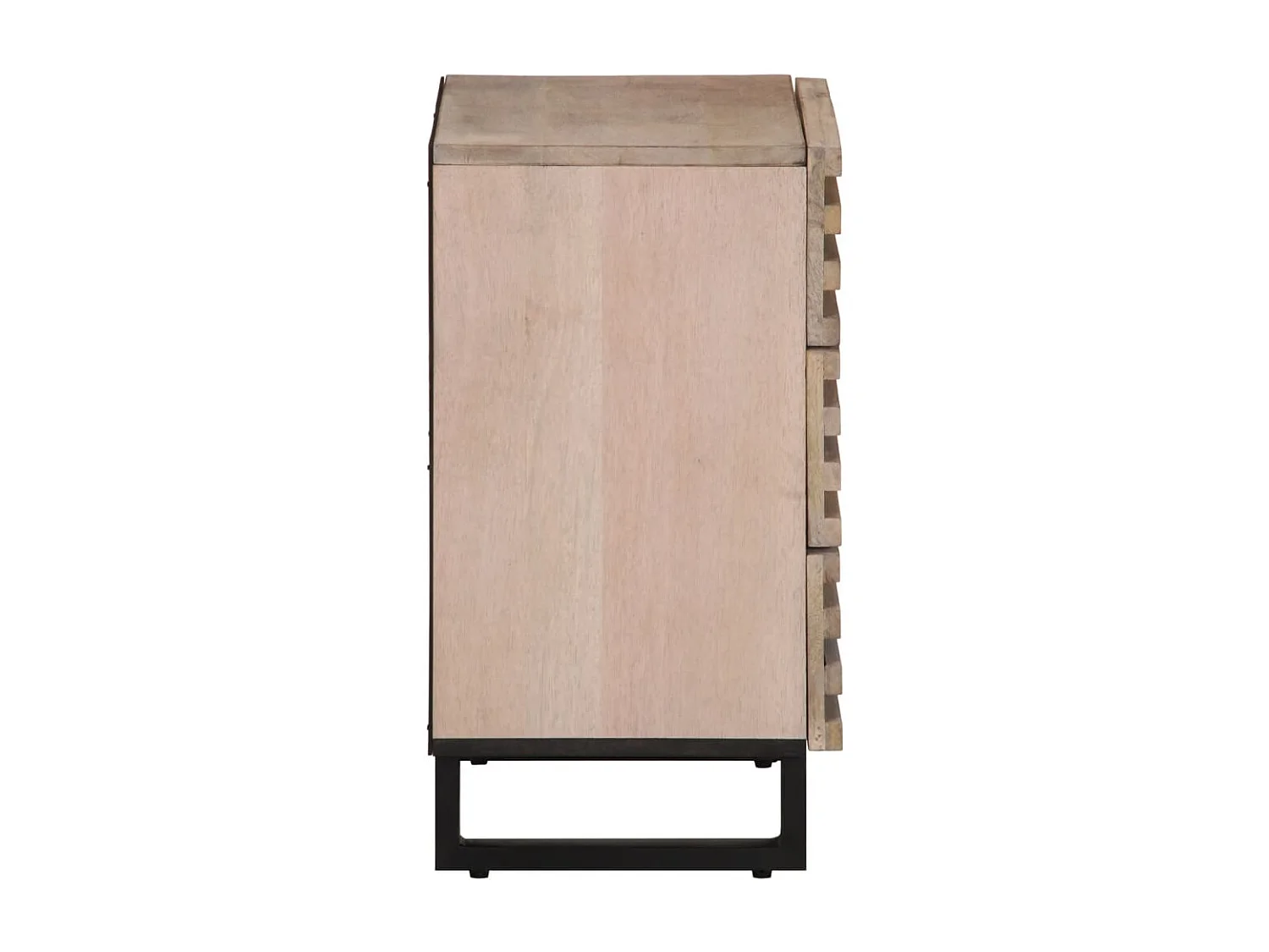 Mesa de cabeceira 50x34x62 cm madeira de mangueira maciça