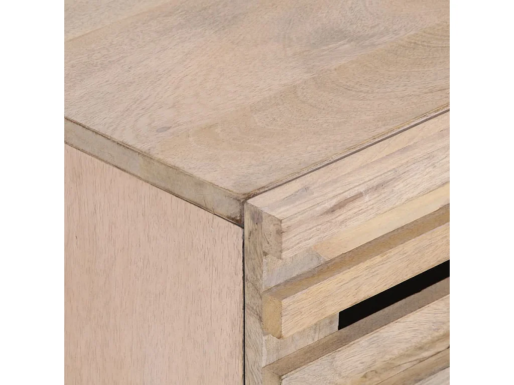 Mesa de cabeceira 50x34x62 cm madeira de mangueira maciça