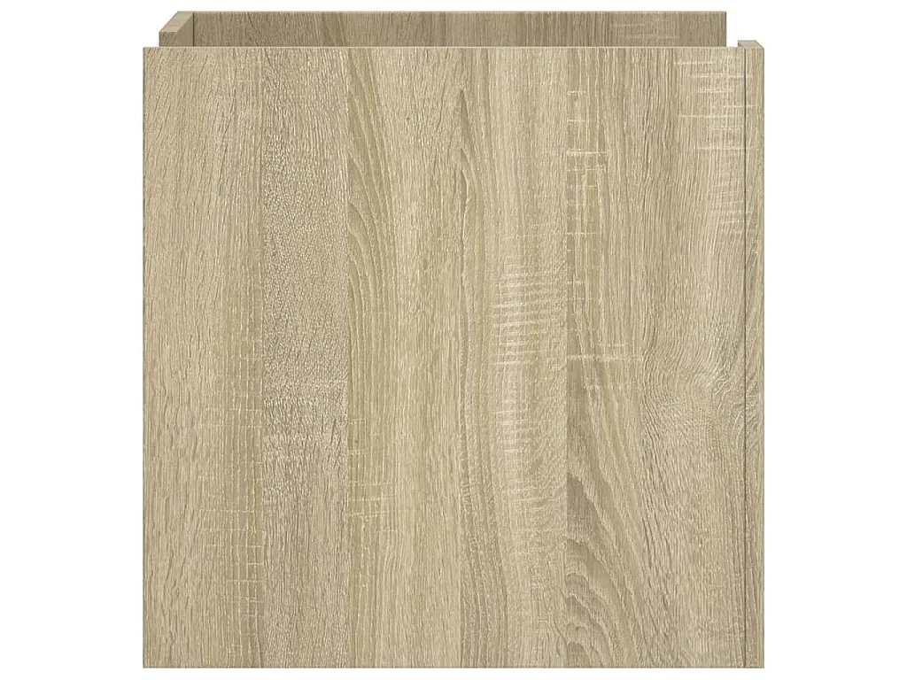 Table de chevet chêne sonoma 45x50x50 cm bois d’ingénierie